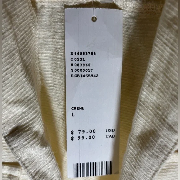 Urban Outfitters Cream Short-Sleeve Jacket NWT size lager - Picture 3 of 4